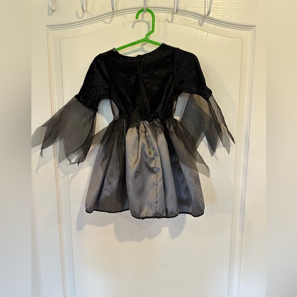 Girls black & gray girls witch costume dress size 2-3T - Picture 3 of 5